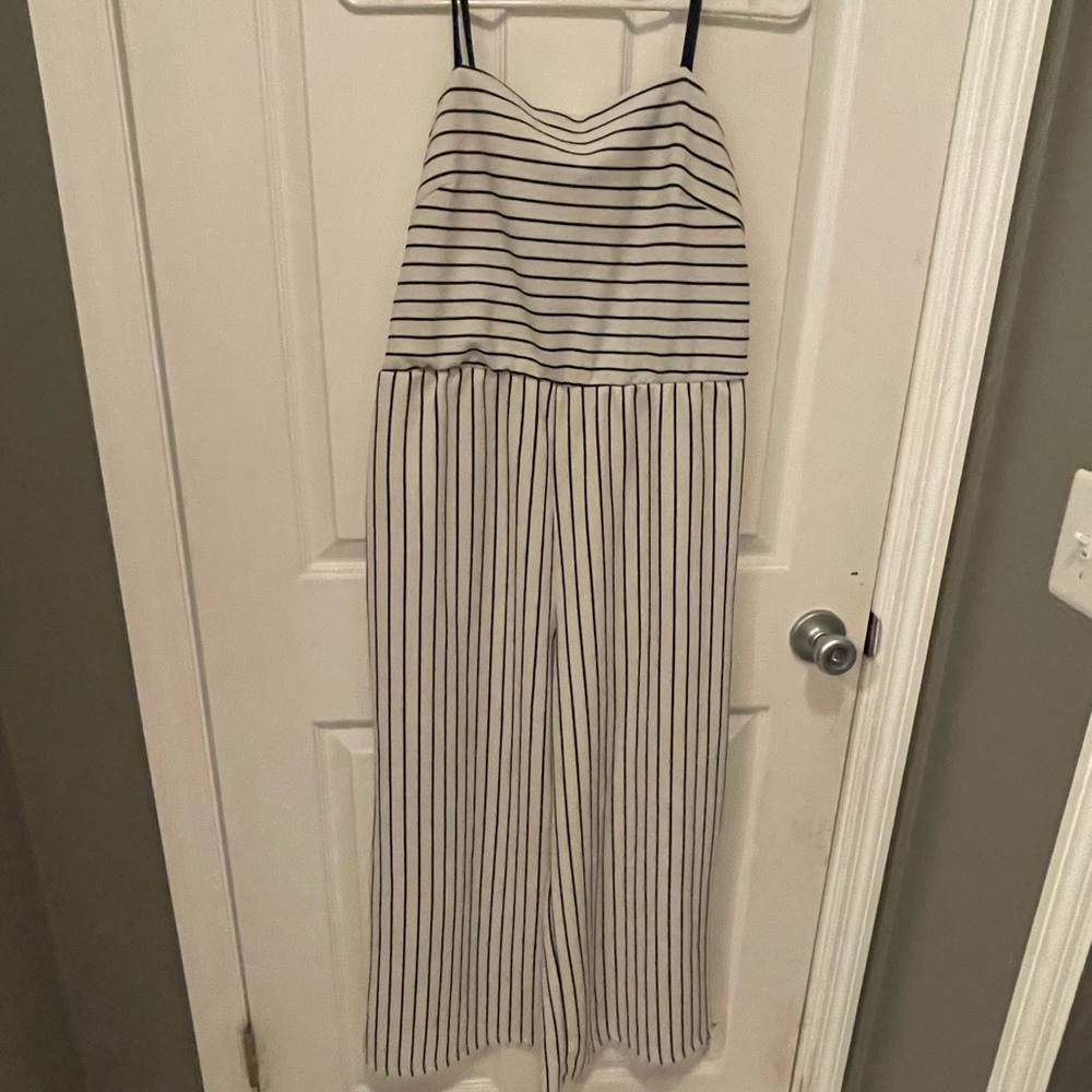 Striped jumpsuit